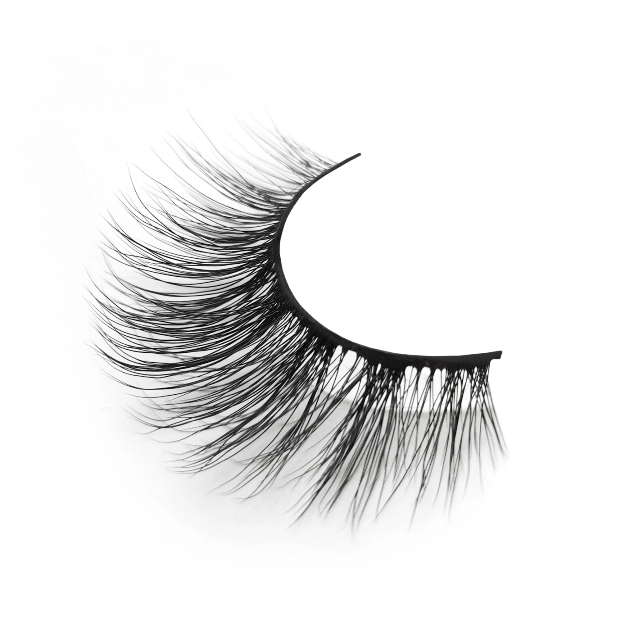 

Factory wholesale high quality faux mink lashes silk eyelash strips private label false eyelashes vegan