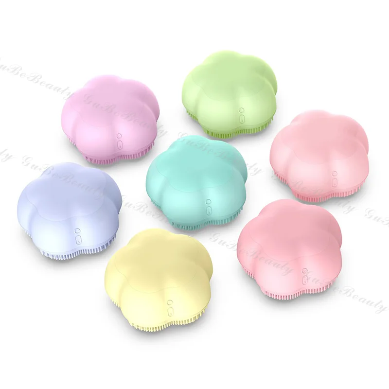 

Gubebeatuy electric ultrasonic facial brush deep clean blackhead remove waterproof facial cleansing brush for homeuse with FCC&CE, Candy colors,customized color