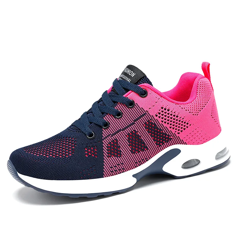 

New Arrivals Spring Breathable Female Sneakers Air cushion Running women's casual shoes tennis shoe, 4 colors