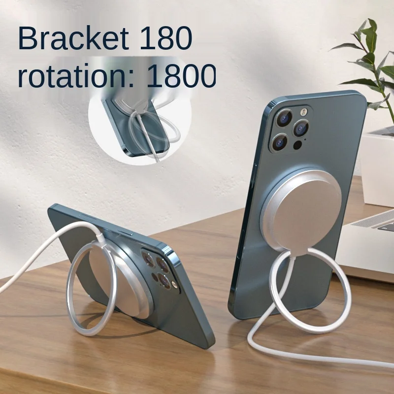 

Suitable for Apple magsafe Wireless Charger iphone 12 Magnetic attraction 15w Suction cup fast charging mobile phone charger