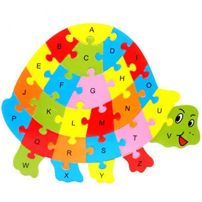 2019 smart toy animal shape  high quality non-toxic wooden puzzle for kids