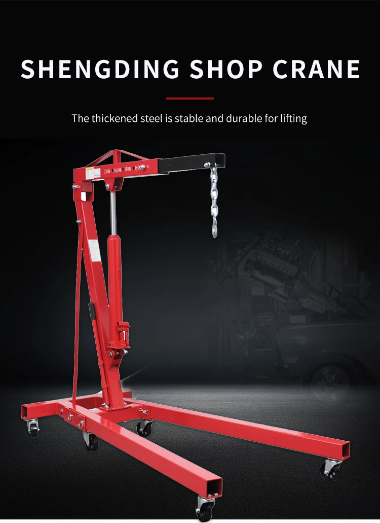 3 Ton Portable Manual Small Hydraulic Engine Shop Crane For Sale Buy Shop Crane,Small Shop