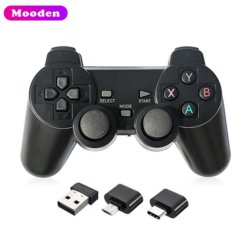 

2.4Ghz Wireless Gamepad USB Game Controller Joystick For PS2/PS3 Video Game Console Android TV BOX Phone