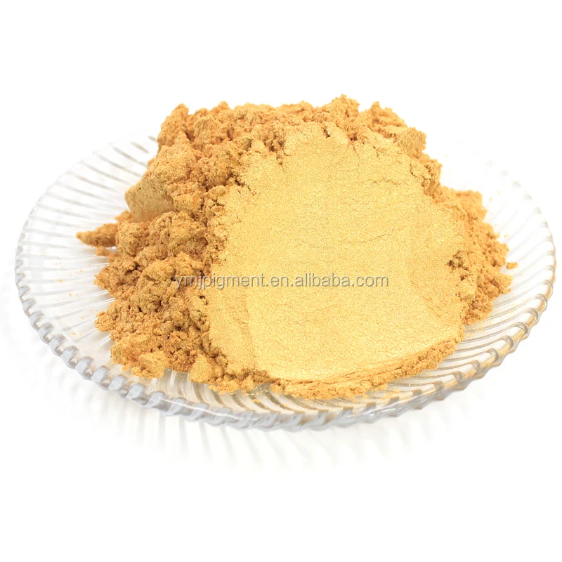 

Gold Synthetic Mica Powder Brown Golden Mica Pearl Pigment For Epoxy Resin/Soap/Makeup