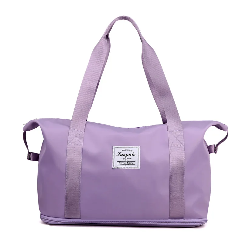 

2021 new arrivals Rainbow Separation Nylon Waterproof customized sports bag custom gym bag