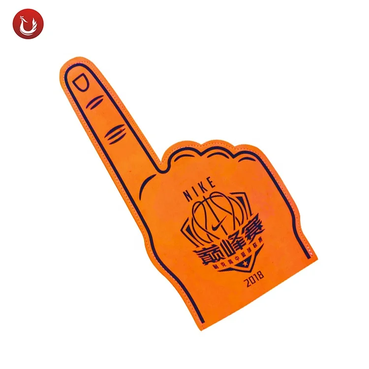 
Customized Design Promotion EVA Foam Cheering Gloves Cheering Hands Cheap Price Foam Fingers 