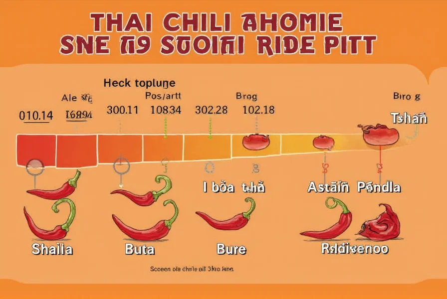 Thai chili paste and dried peppers in a kitchen