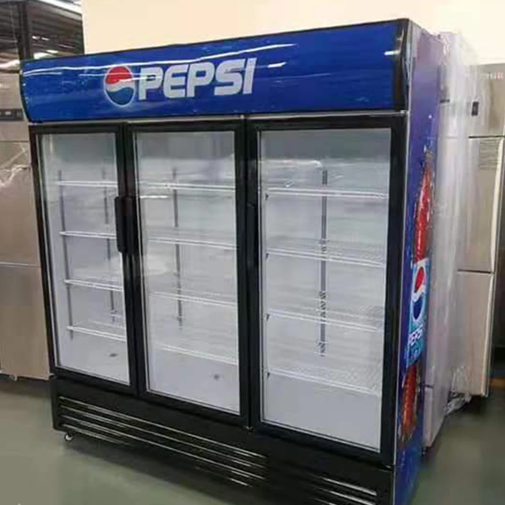 
Wholesale Supermarket display refrigerator Glass Door Display Freezer Cabinets Commercial Refrigerator For Beverages  (62419812706)