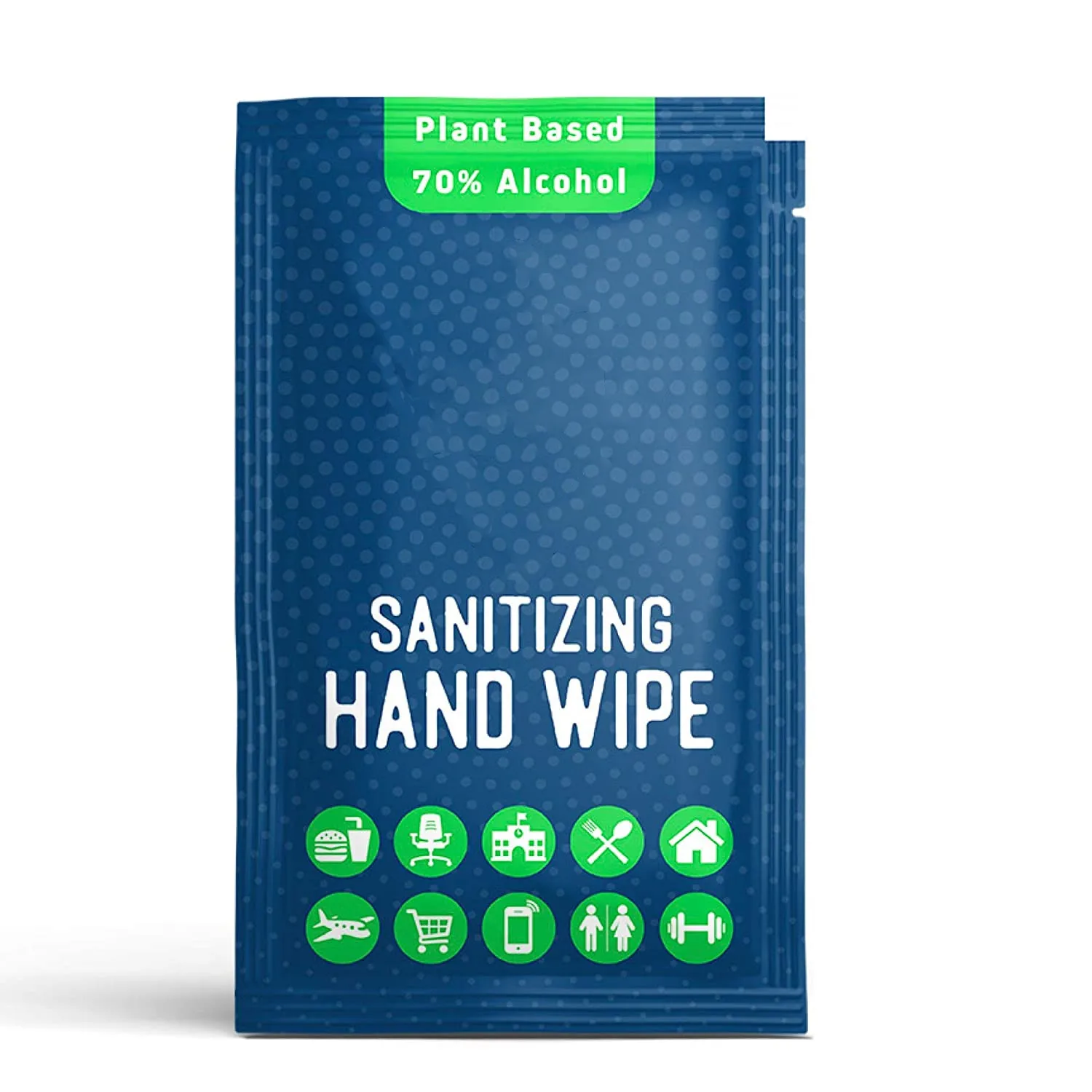 

China factory OEM private logo hand sanitizing alcohol free wet wipes 50pcs