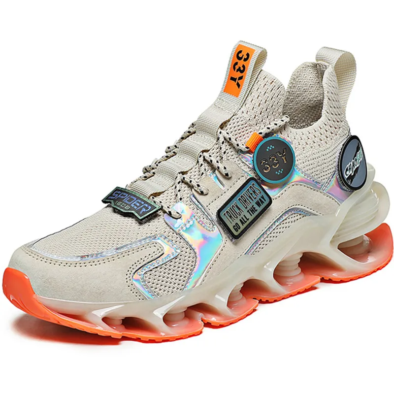 

Dropshipping Breathable Men's Flat Sneakers Fashion Street Men Trainers Shoes Casual Comfortable Male Footwear plus size