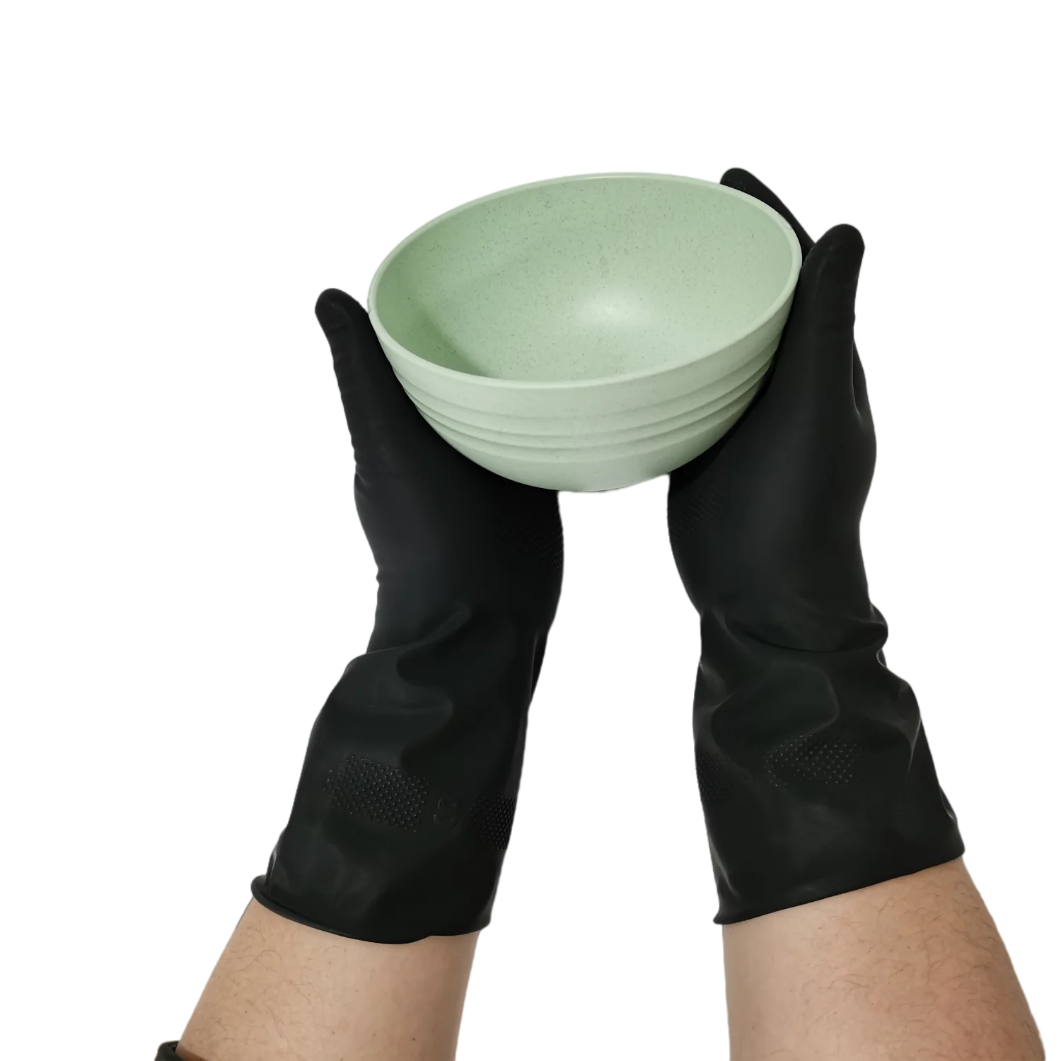 

wholesale black cleaning latex household gloves, Customized color