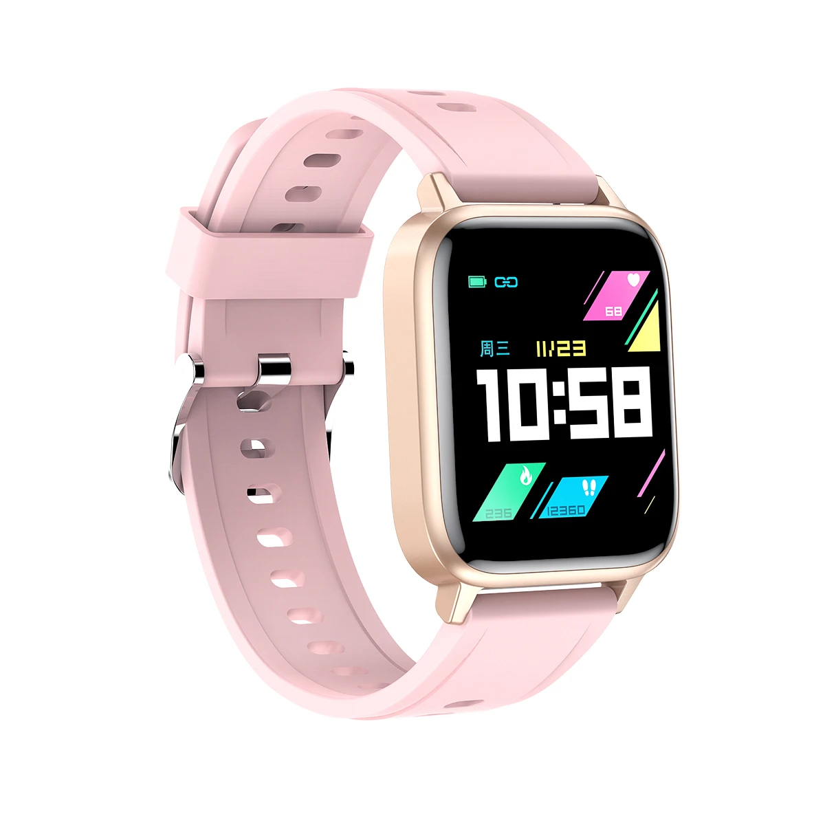 

GT8 smartwatch Amazon High precision human body temperature detection for 24 hours Full touch Screen Electronic ladies watch