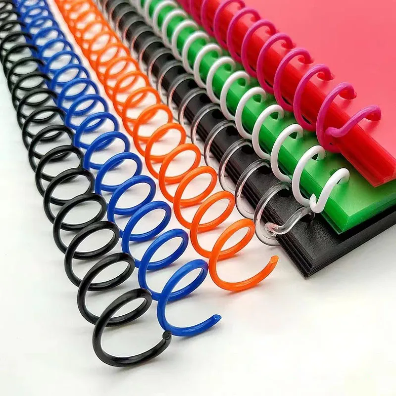 

Good quality 5/16 inch pitch 4 1 colorful plastic binding spiral coil spiral binding coils