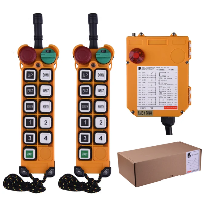 

F24-8D 315mhz push button switch industrial Hoist crane remote control for cranes