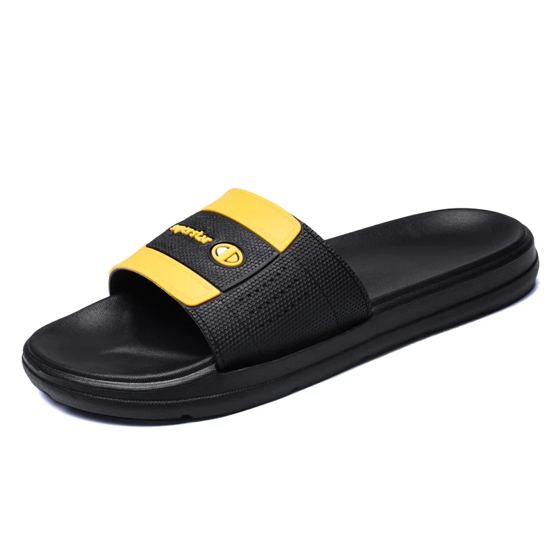 

Material Green Color Black Berserk Wood Midsole Color Slides Slippers, White/yellow/red
