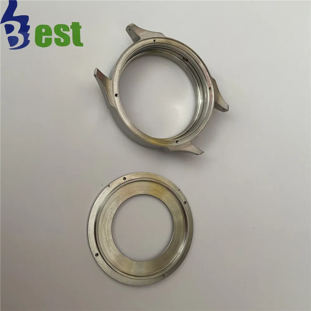 

Custom process stainless steel aluminum alloy watch case cnc aluminum milling machining service