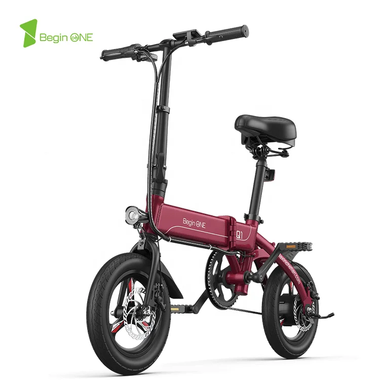 

14 Inch Lightweight Adult Folding Electric Bike 250W Electromobile Men Women Road E-Bike Mobility Bicycle