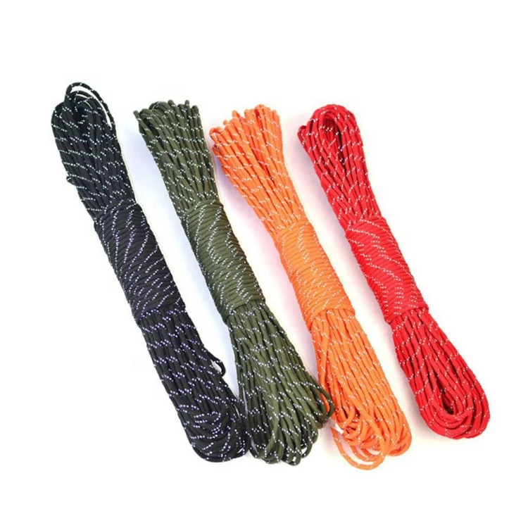 

Outdoor paracord 550 reflective paracord for camping, Many colors /customized color