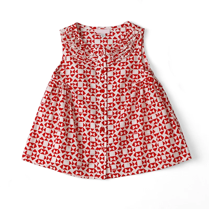 

Beautiful Baby Dresses Geometric Print Ethnic Style Custom Baby Girl Princess Dress, Picture shows