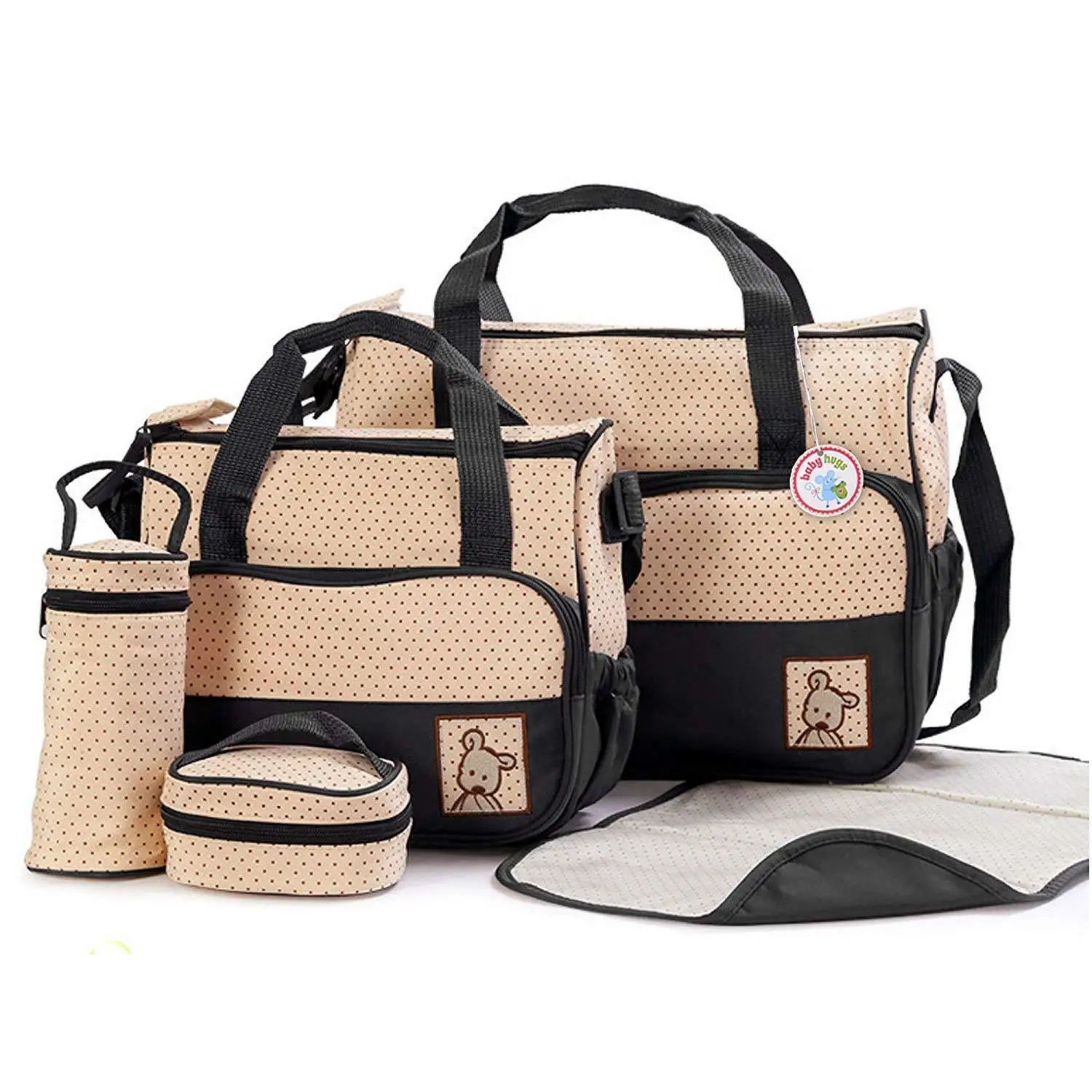 

BSCI Kingstar source Mummy Bag Diaper Bag Organizer with milk bottle holder