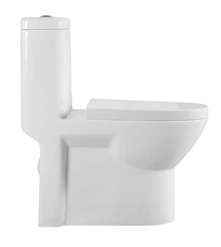 Cheaper hospital school mall ceramic dual flush  one piece siphonic toilet