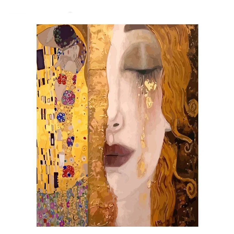 12 by 18 ArtWall Gustav Klimts Adele Bloch Bauer Appeelz Removable Graphic Wall Art