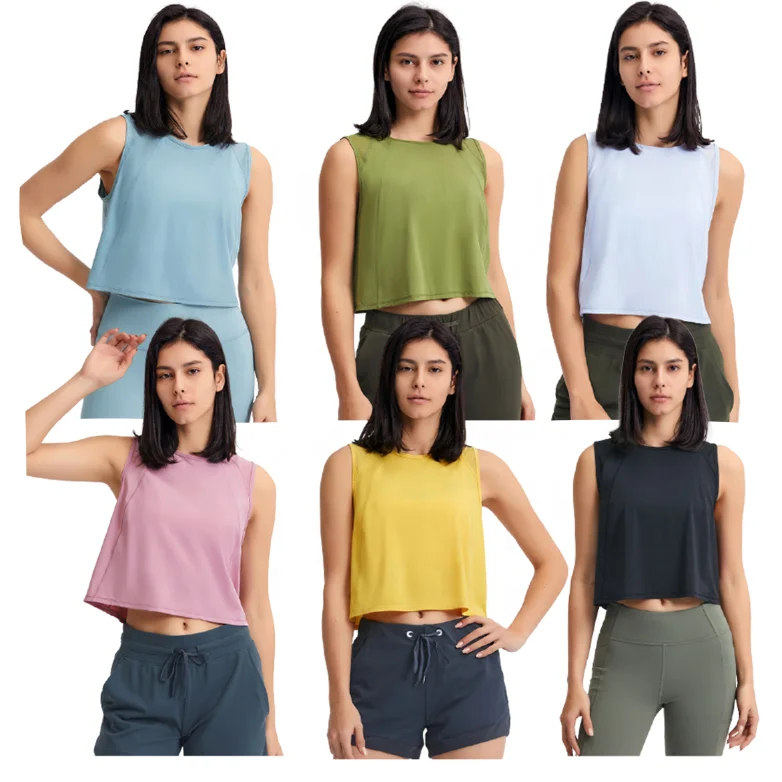 

Women Summer Sleeveless Hollow Back Quick Dry And Breathable Sports Leisure Yoga Travel Gym Vest Gym Tank Top, Picture