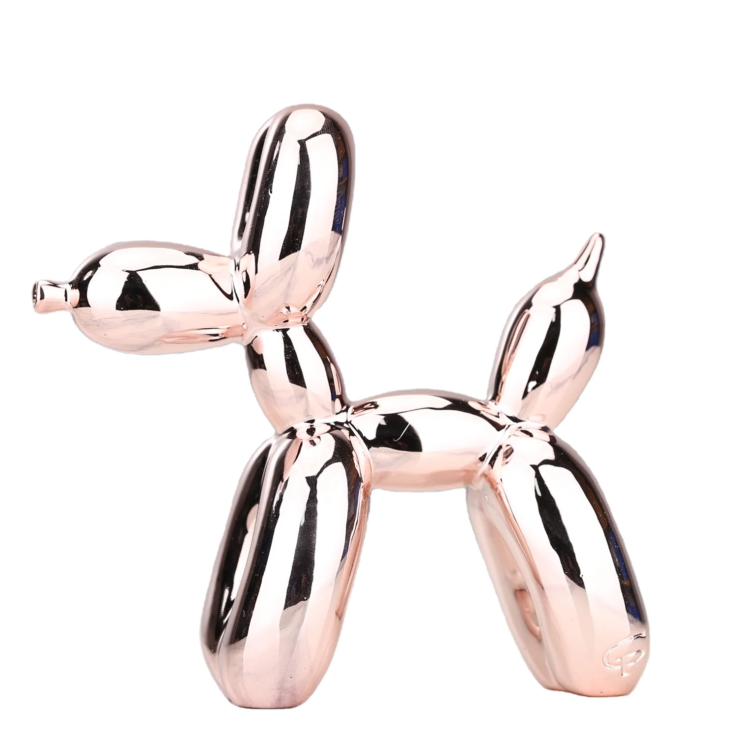 

Electroplate Balloon Dog Resin Ornament Home Decoration Crafts Creative Abstract Simplicity Gift Balloon Dog Statues