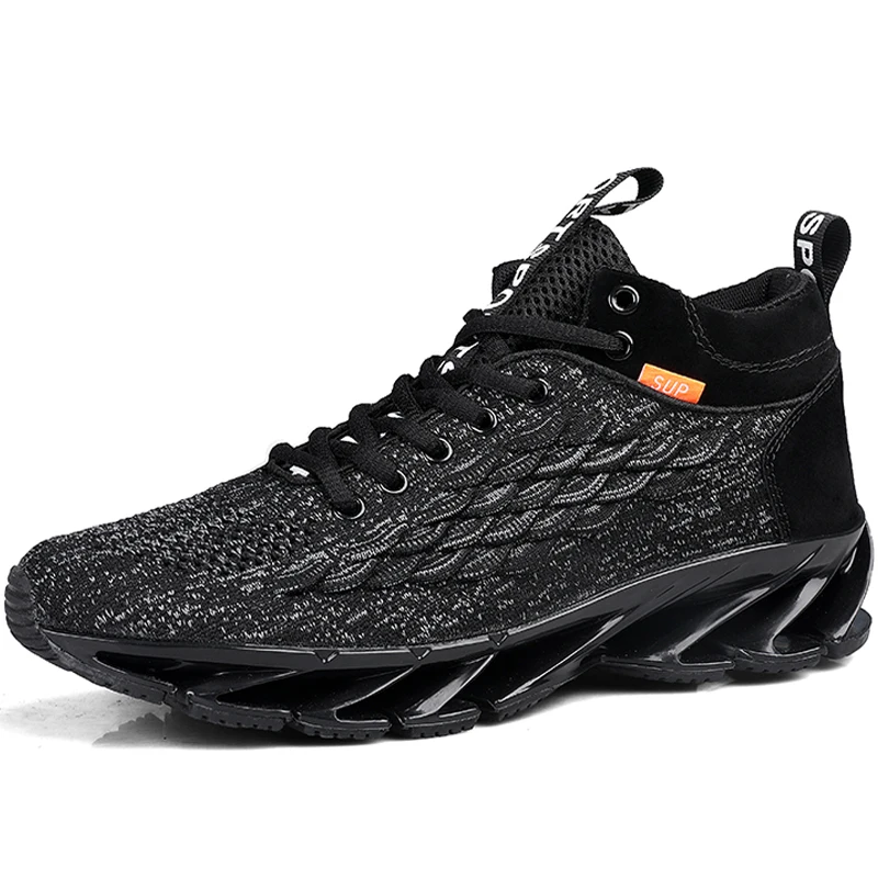 

YT The latest winter warm sneakers for men high-top outdoor casual shoes men's stretch running shoes., Picture