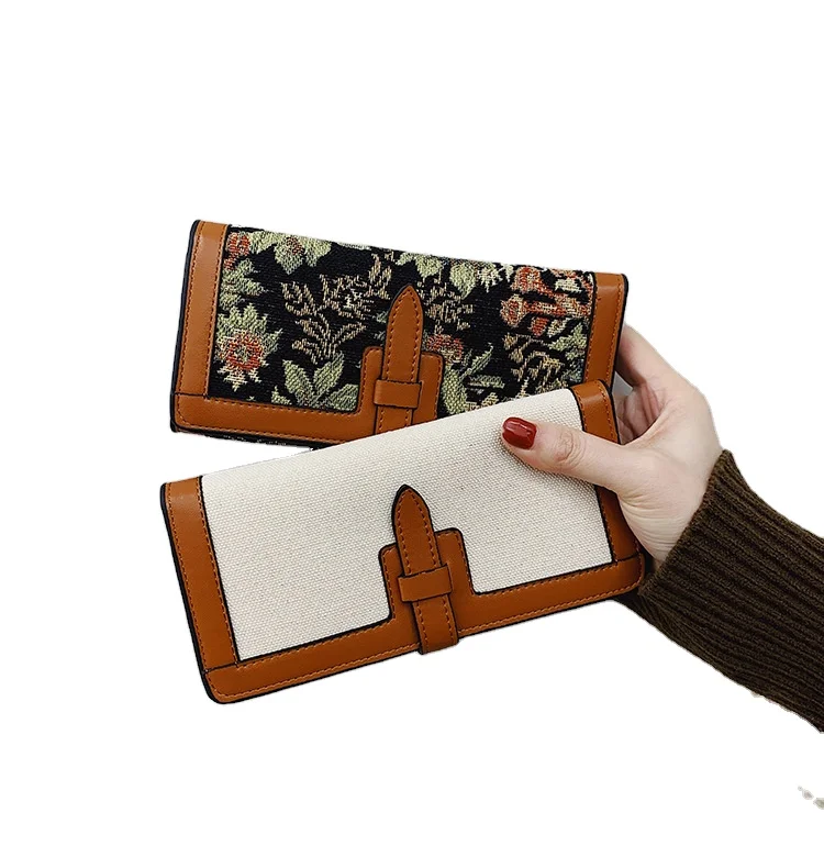 

2021New Style RFID Blocking Large Capacity Clutch Purse Leather Women Wallet Vegan Zipper phone Purse Trifold Women Wallet