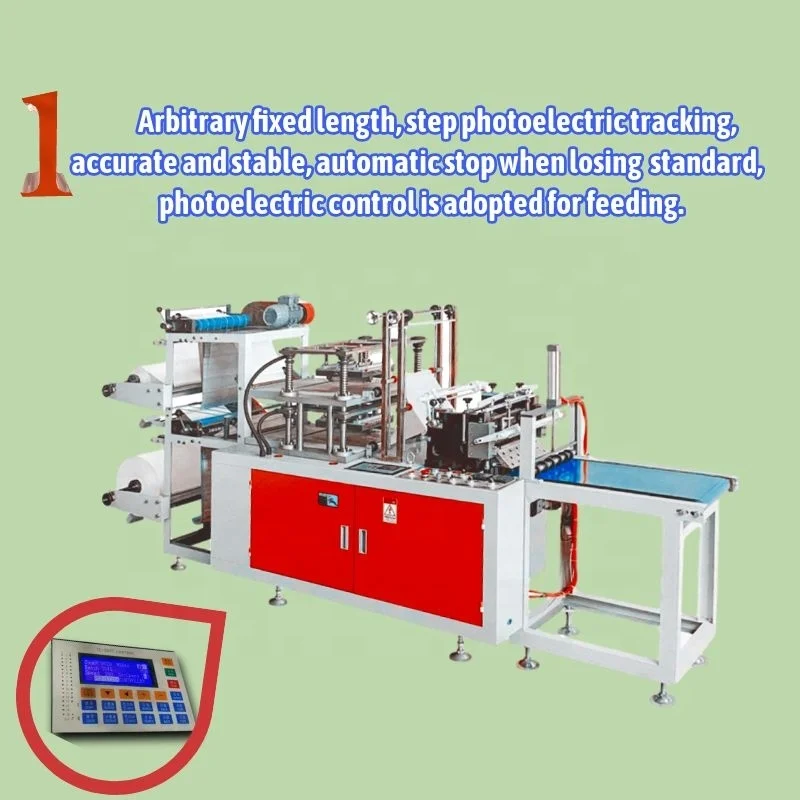 
CE certificate high quality PE CPE TPE Disposable fully automatic plastic glove making machine 