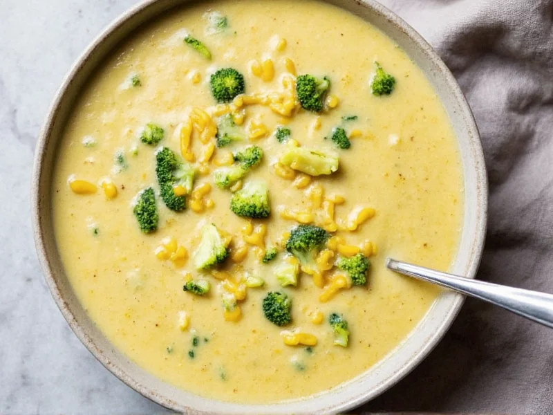 Easy Broccoli Cheese Soup Recipe in 30 Minutes