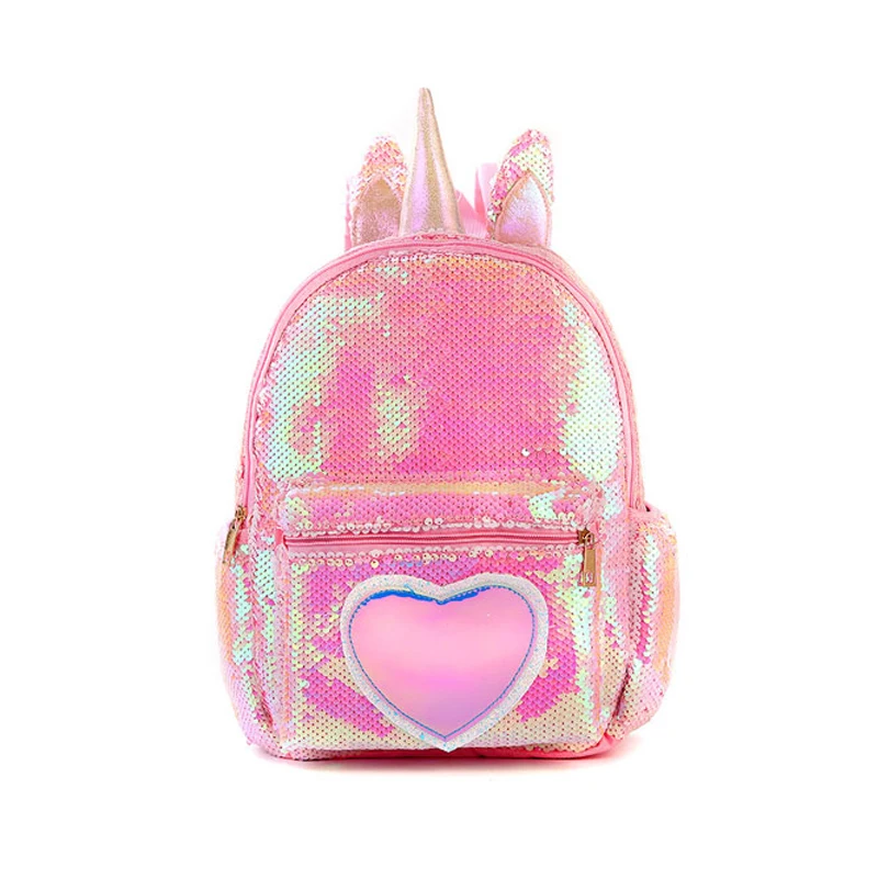 

High Quality Best Price cute Sequin Unicorn Backpack for kids