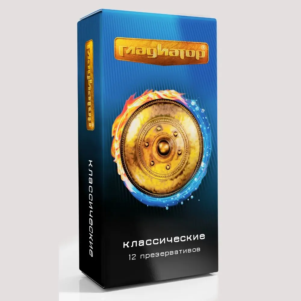 
Smooth condoms for men Gladiator 