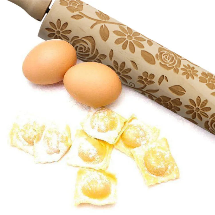 wooden easter bunny spring sweet rocket egg rolling pin carved