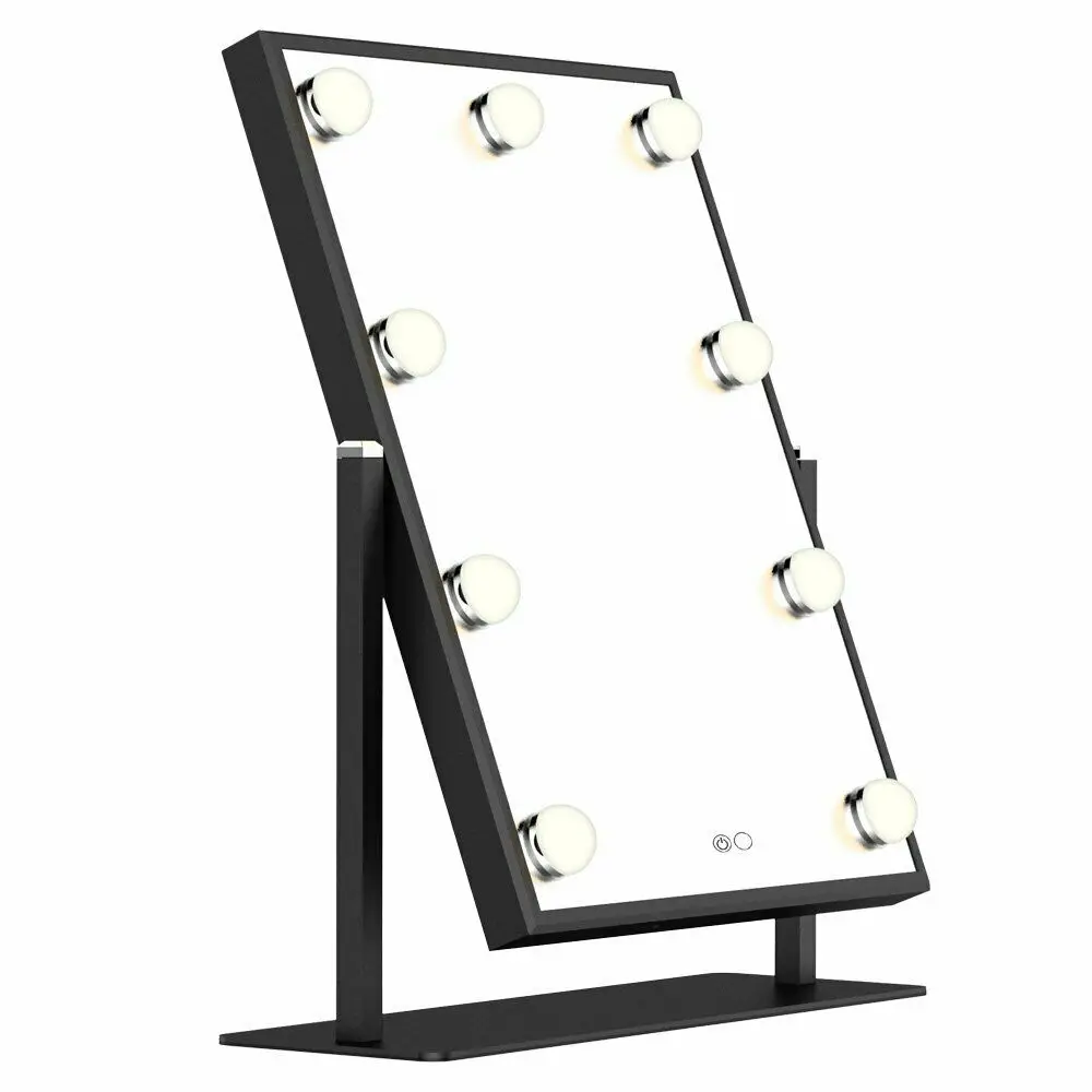 

Mirror with Lights,Hollywood Vanity Mirror with 9 Dimmer led Bulbs