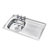 DS 10050 wall mount sink brackets natural stone kitchen sinks knee operated hand washing sink