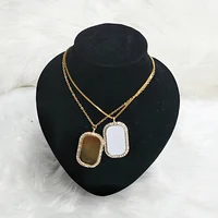 

SL-07 DIY Sublimation Oval Shape Necklace for Custom Promotion Gifts