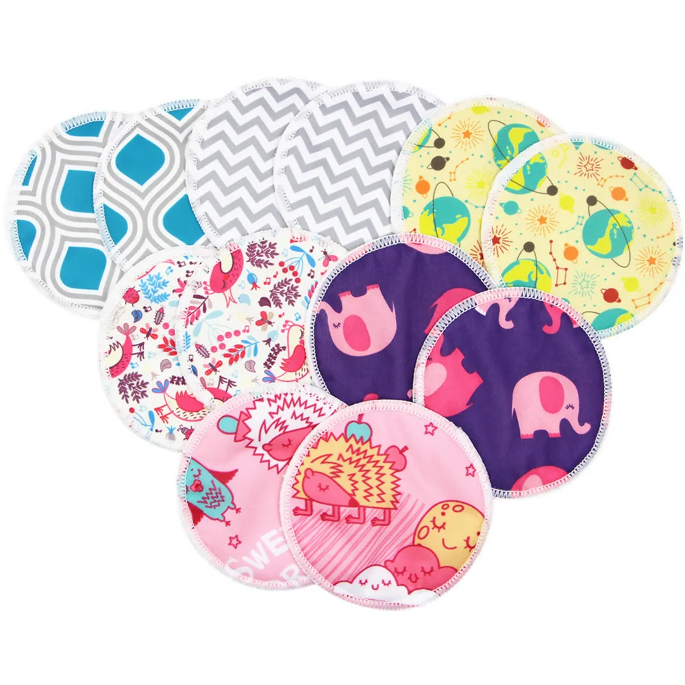 

Mum Waterproof Washable Feeding Pad Bamboo Reusable Breast Pads