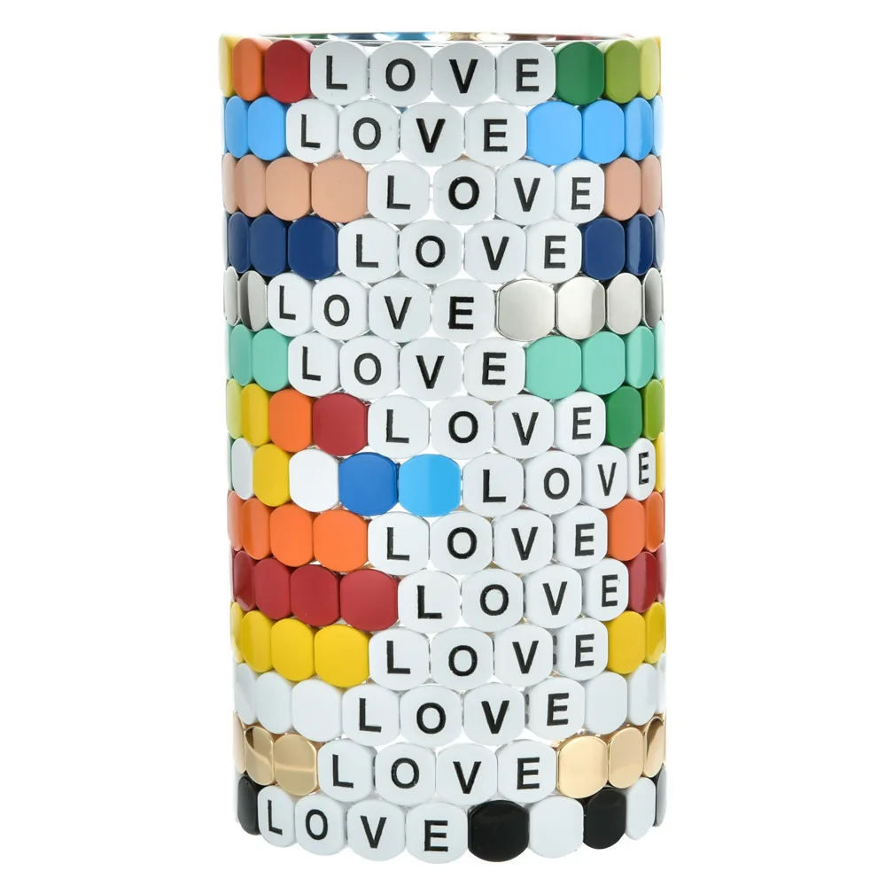 

Wholesale alloy baking paint new bracelet honeycomb adult charms making jewelry toppik accessories, Colors