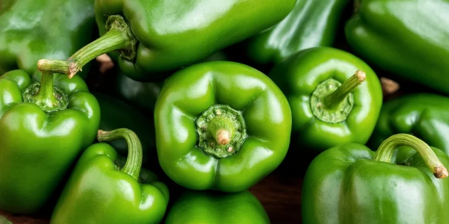 Comparison image: fresh poblano vs dried ancho pepper