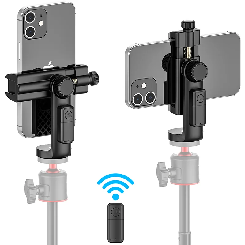

ULANZI ST-25 Cell phone Smartphone Holder with BT remote, Photography accessories Flexible Mobile Phone clip Tripod Mount