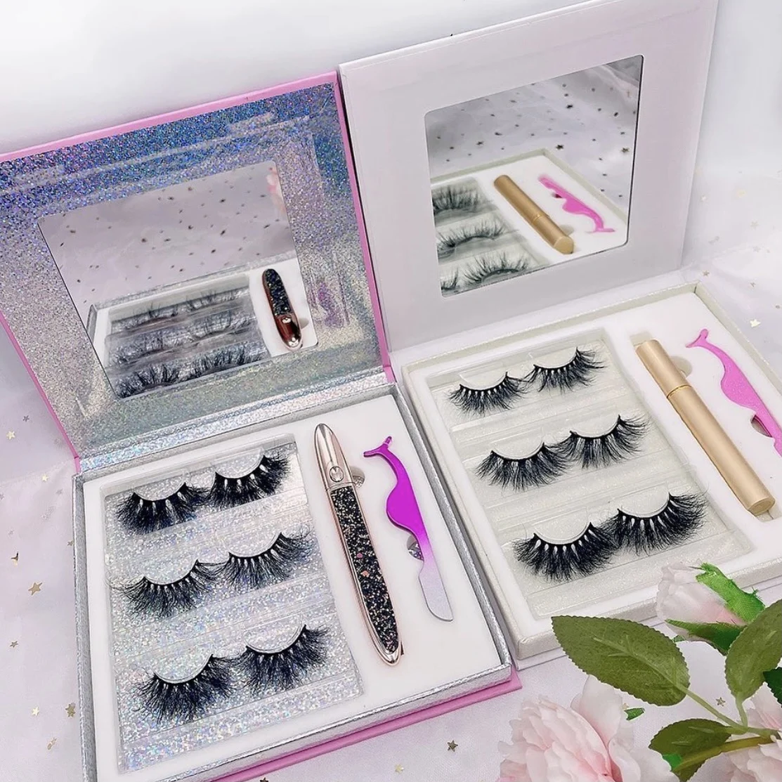

Wholesale Free Sample Thick Long Soft Natural 25mm 5d Real Mink Eyelashes individual Bulk Vendor With High Quality
