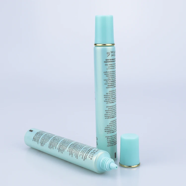 
High Quality Empty Nozzle Plastic Soft Tube with Hot-Stamping H Screw cap 