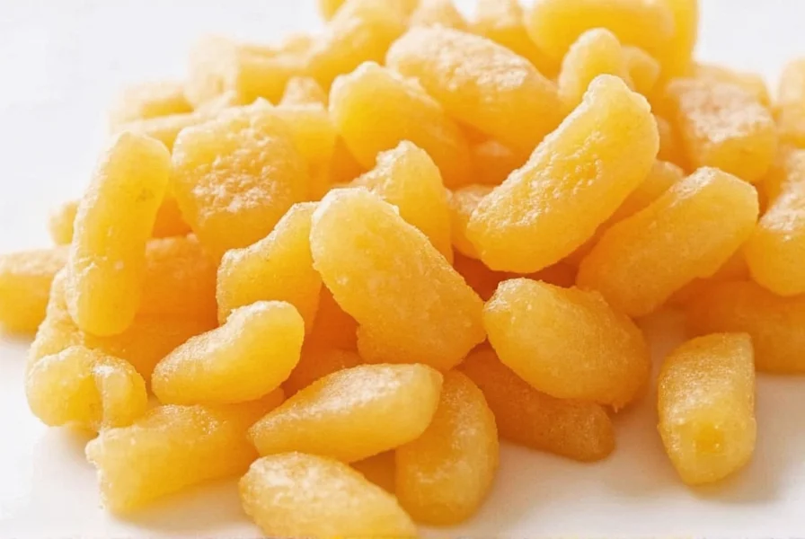 Side-by-side comparison of ginger hard candy, chewy ginger candy, and ginger capsules showing different forms and textures