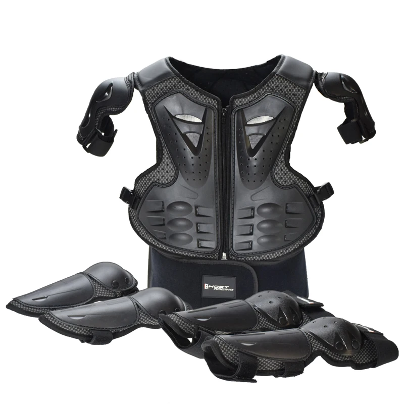 

GHOST RACING Good Quality Motor Bike Body Armor Vest Motorbike Motocross Protective Gears Cross Racing Wear Jacket For Children