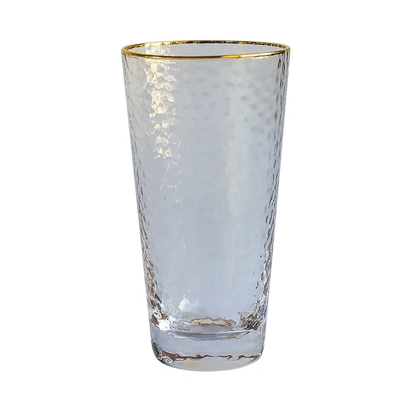 

Beer drinking glass mugs 440ml glass water, juice, milk tea beer drinking glass cups with handle drinking glass, Colourless