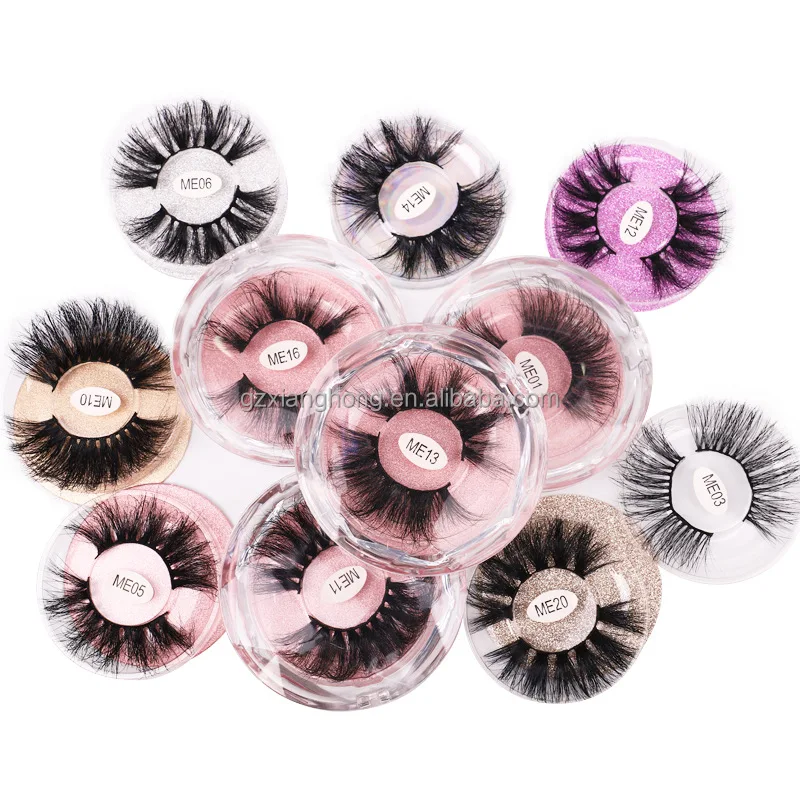 

2021 Eyelashes Own Brand Private Label 100% Real Mink Lashes 3D Mink Eyelashes