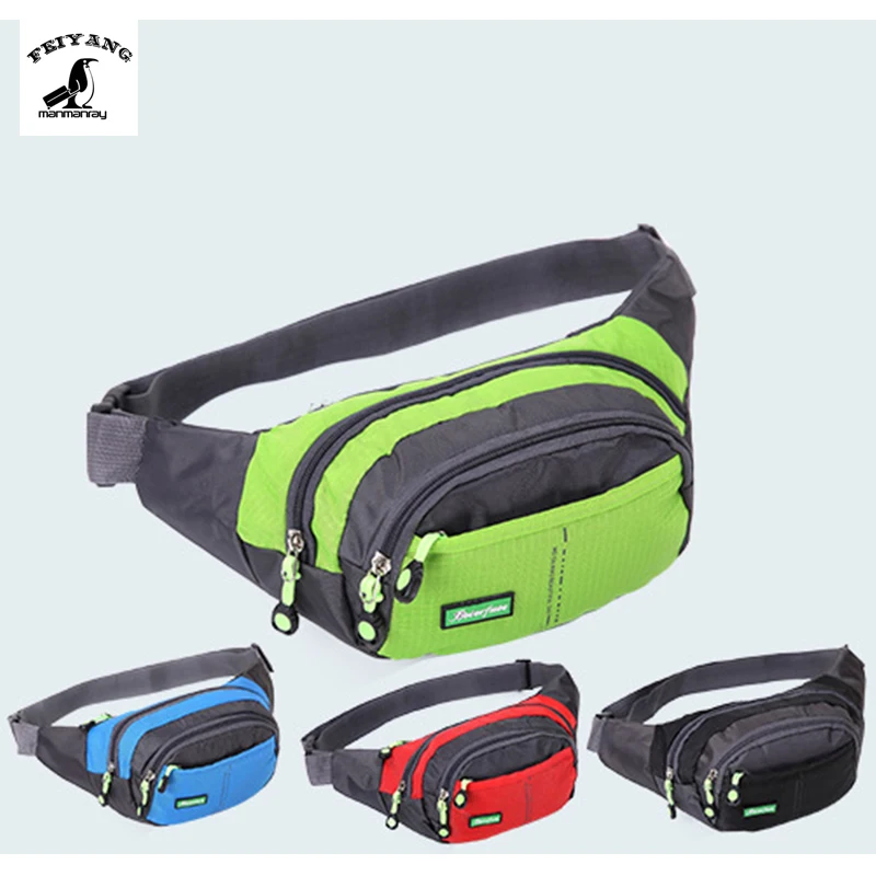 

Waterproof Men Women Sports Exercise Waist Leg Fanny Pack Belt Bag Hip Bum Bag Waist Bag for Travelling Running Hiking, 8 colors available