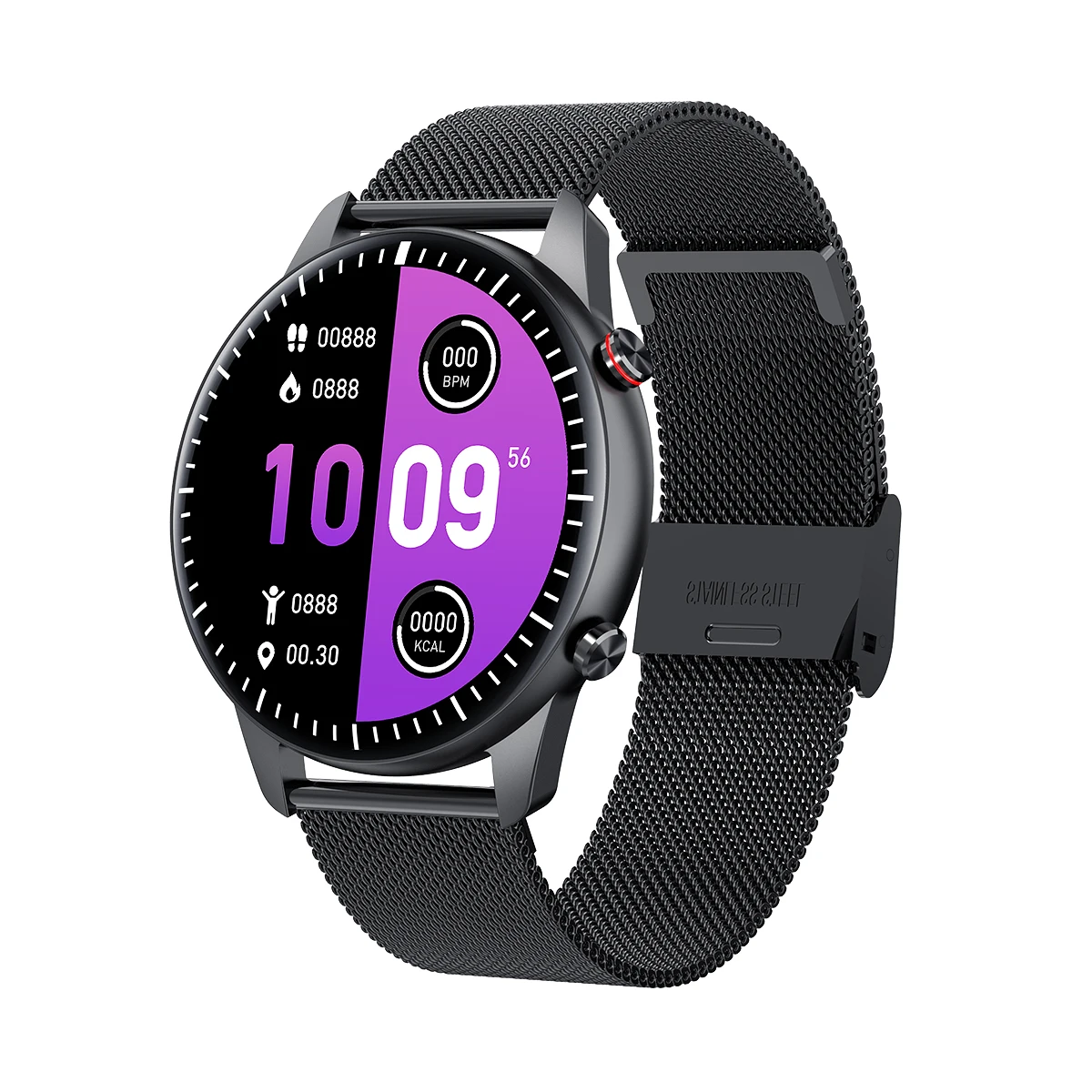 

1.3 inch IPS Touch Screen i15 Smart Watches Local Music Player BT Calling Dial Activity Fitness Tracker Smartwatch, Silicone, leather, stainless steel